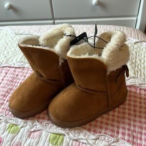 Bebe faux fur boots